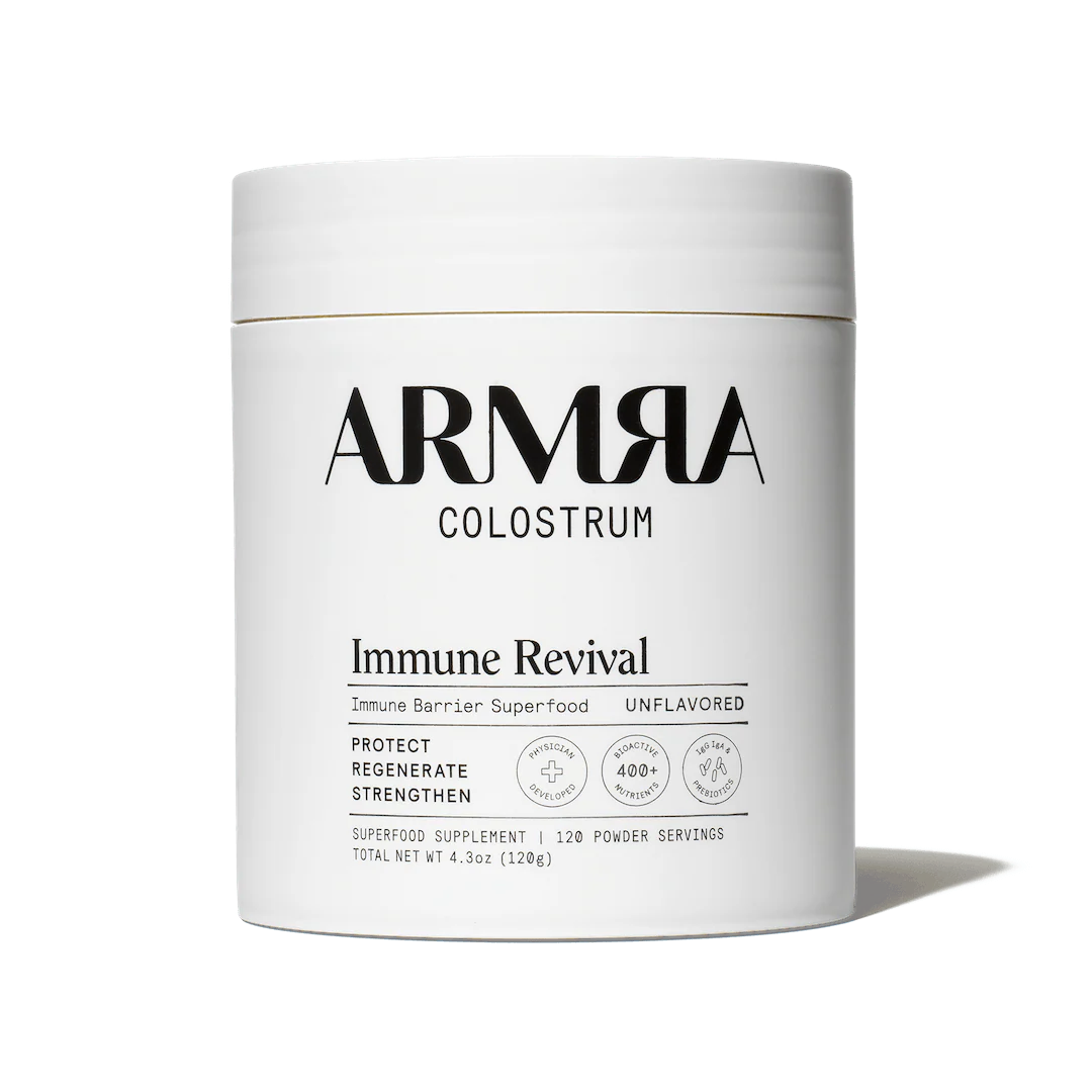 ARMRA Colostrum Powder | Gut Health & Bloating | Skin & Hair | Immunity | Keto, Gluten & Fat-Free | 120 Servings